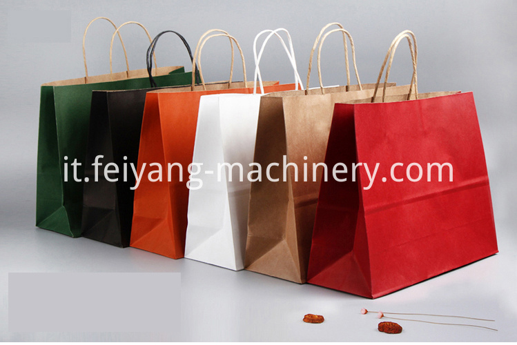 Macchina piena del sacchetto di carta automatica1 Full auto paper bag machine1